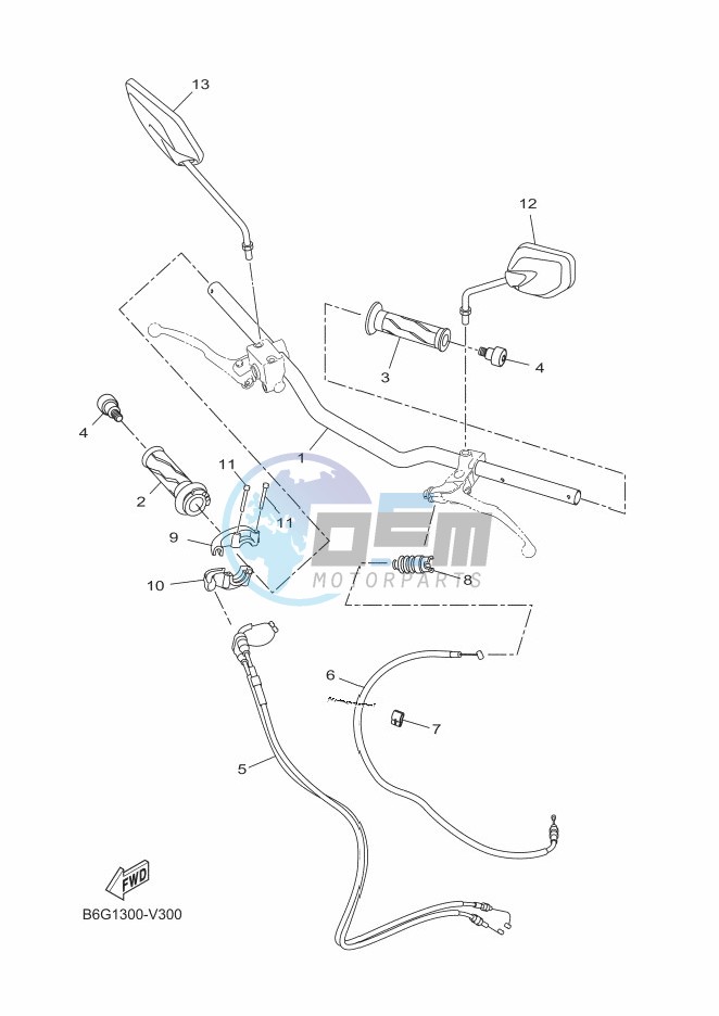 STEERING HANDLE & CABLE