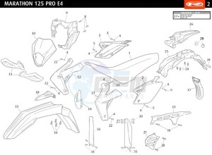 MARATHON-125-E4-PRO-REPLICA-SERIES-AUSTRIA-2018-MARATHON-125-E4-PRO-REPLICA-SERIES-YELLOW-BLACK drawing PLASTICS - COVERS