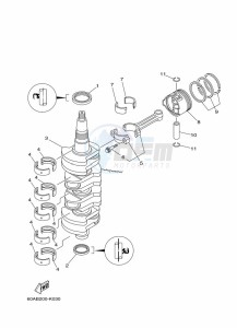 F50DETL drawing CRANKSHAFT--PISTON