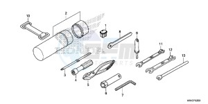 TRX500FE2H Europe Direct - (ED) drawing TOOLS