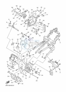 FJR1300D-AE FJR1300AE (B96L) drawing FRAME