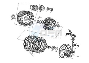 GPR NUDE - 50 cc drawing CLUTCH