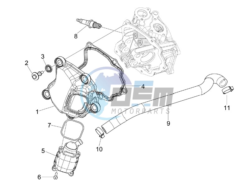 Cylinder head cover