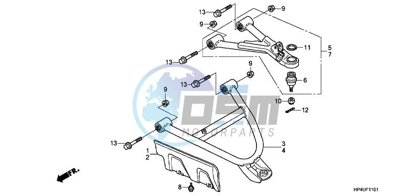 FRONT BRAKE MASTER CYLINDER (NC750SA/SD)