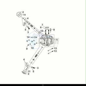 FIDDLE II 50 (AF05W5-NL) (E5) (M1) drawing CYLINDER HEAD