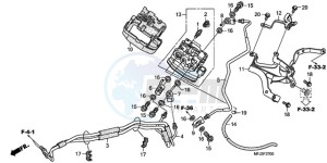 CBR600RA9 Korea - (KO / ABS) drawing FRONT VALVE UNIT (CBR600RA)