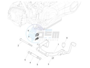 PRIMAVERA 50 4T 3V E4 30 MPH NOABS 30 Mph (NAFTA) drawing Stand/s