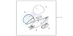 VFR1200FC drawing TANK BAG