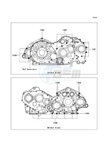 VN2000 VN2000A6F GB XX (EU ME A(FRICA) drawing Crankcase Bolt Pattern