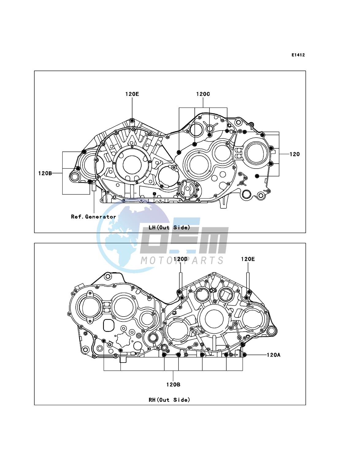 Crankcase Bolt Pattern