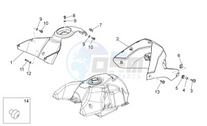 Stelvio 1200 - NTX - ABS 1200 drawing Central body