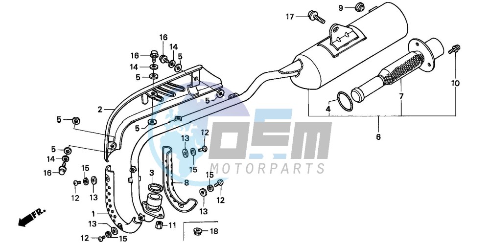 EXHAUST MUFFLER