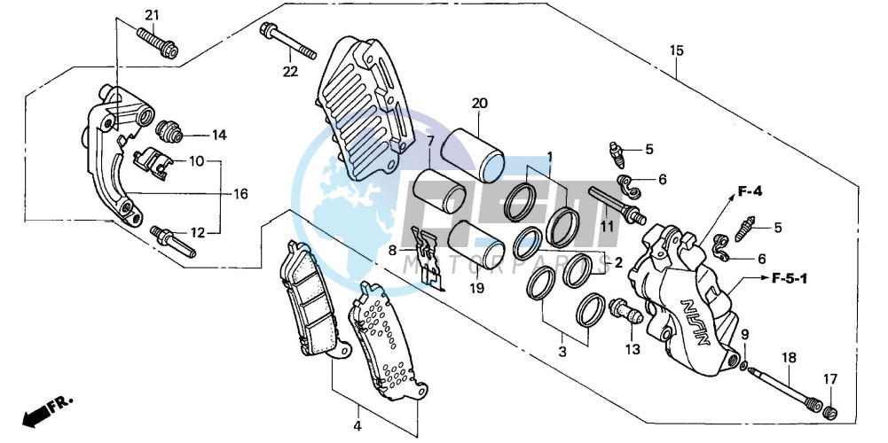 FRONT BRAKE CALIPER