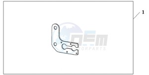 NT700VA UK - (E / MKH) drawing BRACKET DOUBLE SW