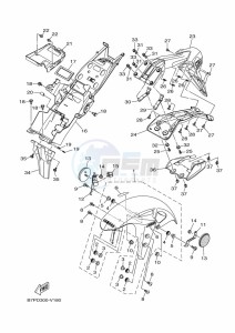 YZF320-A YZF-R3 (B7PD) drawing FENDER