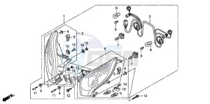 FES125 PANTHEON drawing HEADLIGHT (FES1257/A7)(FES1507/A7)