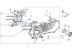 Runner 50 SP Race drawing Crankcase