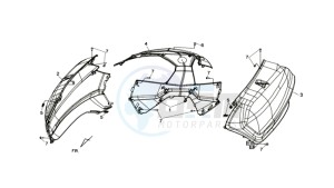 MAXSYM 400 EFI drawing COWLING