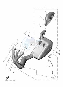 NIKEN GT MXT890D (BFD3) drawing EXHAUST