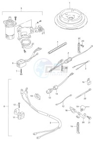 DF 9.9 drawing Starting Motor