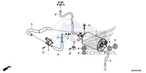 CB1100 UK - (E) drawing CANISTER