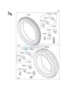 VN 1600 B [VULCAN 1600 MEAN STREAK] (B1-B2) [VULCAN 1600 MEAN STREAK] drawing TIRES