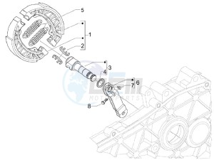 S 150 4T Vietnam drawing Rear brake - Brake jaw