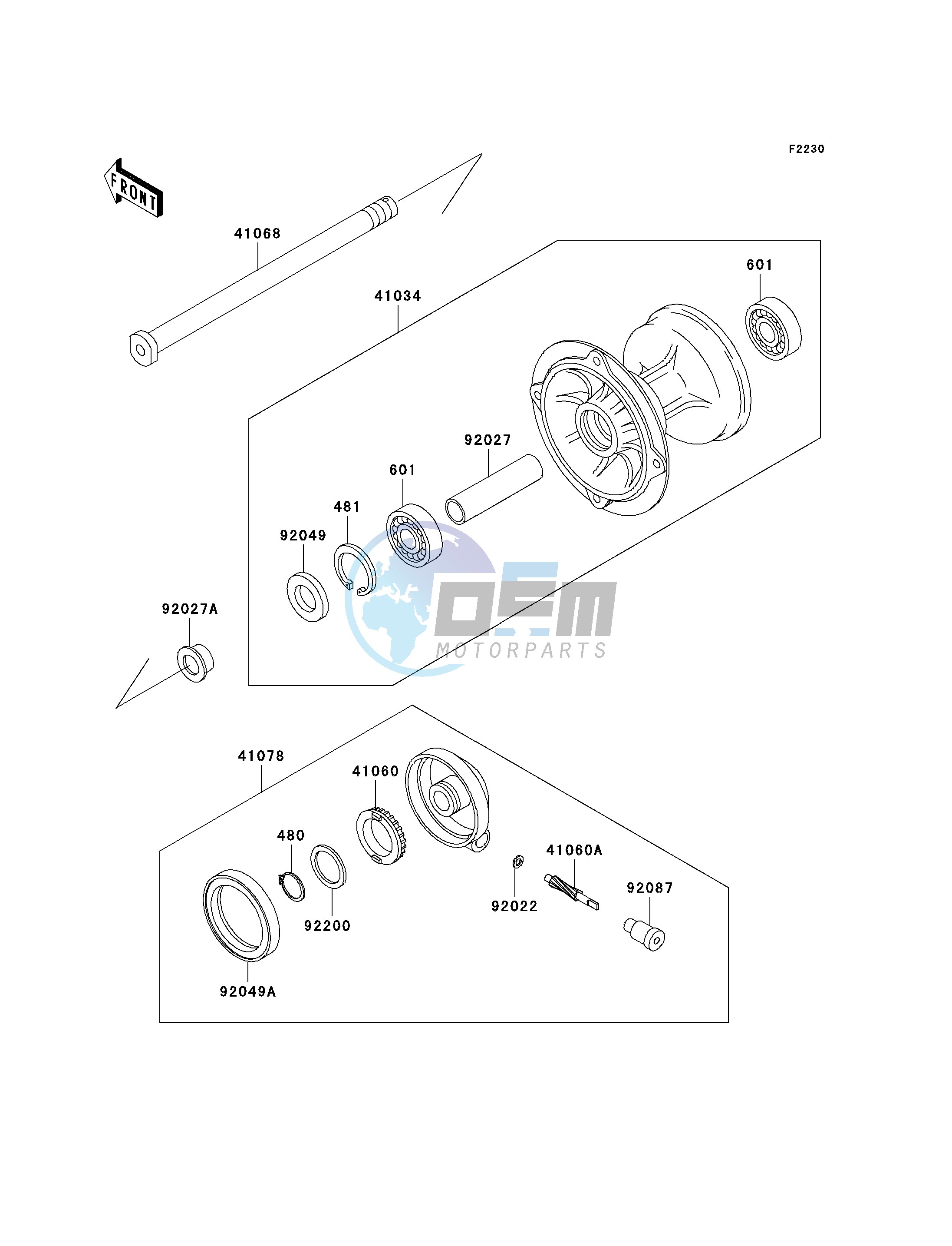 FRONT HUB