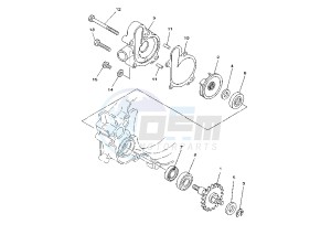 YZ LC 125 drawing WATER PUMP