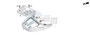 SZX50X X8R-X drawing LUGGAGE CARRIER