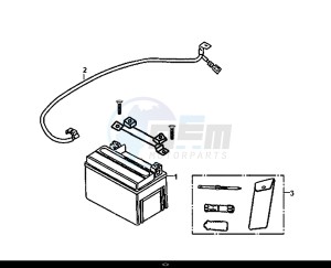 FIDDLE II 50 (45 KM/H) (AF05W4-EU) (E4) (L8-M0) drawing BATTERY TOOL BOX