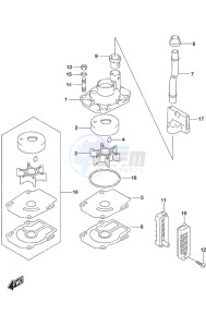 DF 25A drawing Water Pump