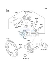 ER-6N ER650C9F GB XX (EU ME A(FRICA) drawing Rear Brake