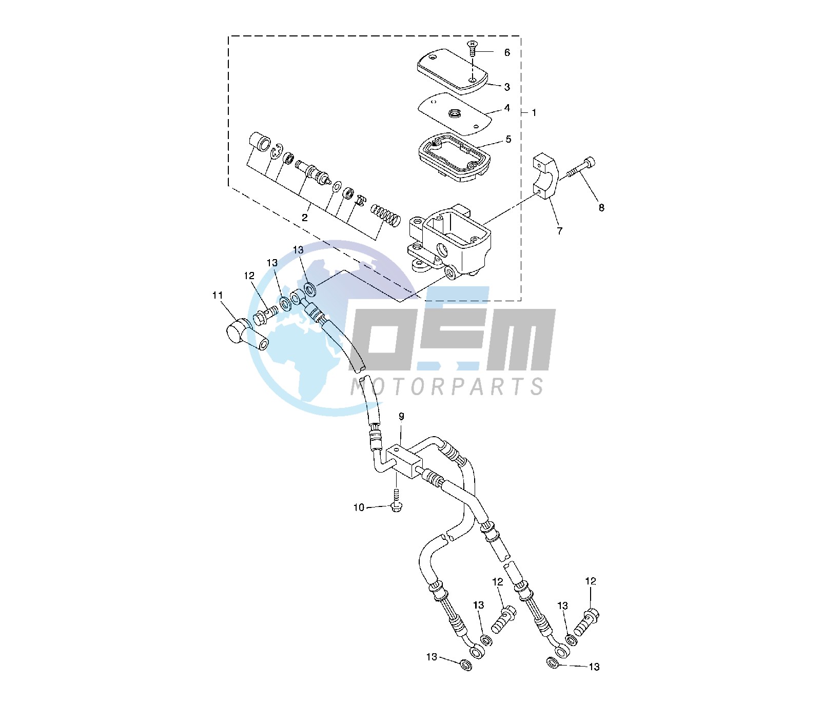 FRONT MASTER CYLINDER