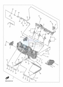 YZF600W YZF-R6 (BN6V) drawing INTAKE 2