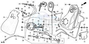 FJS600A 400 SILVER WING drawing FUEL TANK