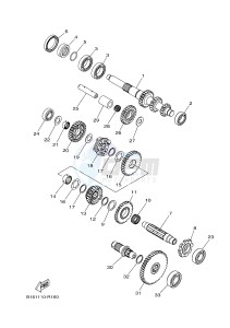 YFM700FWBD YFM70KPSH KODIAK 700 EPS SPECIAL EDITION (B329) drawing TRANSMISSION