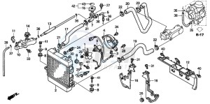 NSS250A JAZZ drawing RADIATOR