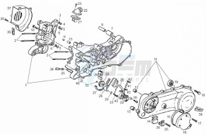 ATLANTIS BULLET - 50 cc VTHAL1AE2 Euro 2 2T AC ESP drawing Crankcase (Positions)