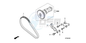 TRX420FPAA Australia - (U / PS) drawing CAM CHAIN/TENSIONER