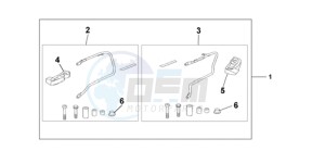 CBF1000A Europe Direct - (ED) drawing PANNIER STAY