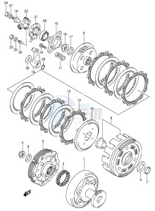 LT-F500F (P28-P33) drawing CLUTCH