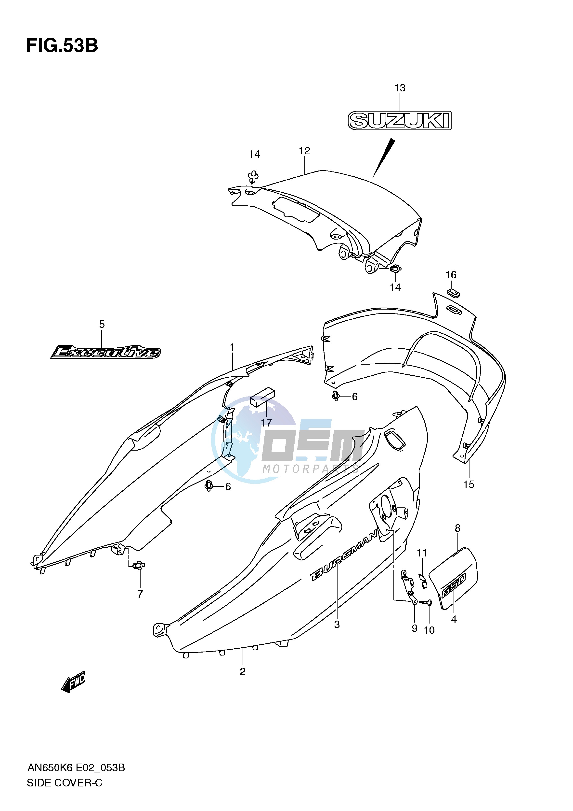 SIDE COVER (AN650AZK8)