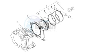 Sport City One 125 4T e3 drawing Cylinder