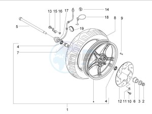 NRG 50 power Pure jet drawing Front wheel