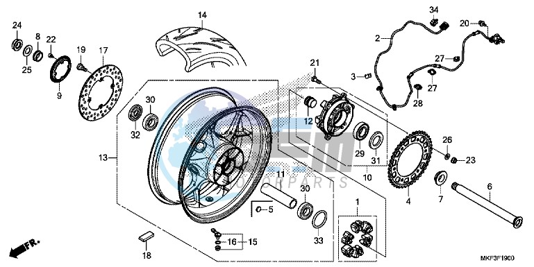 REAR WHEEL