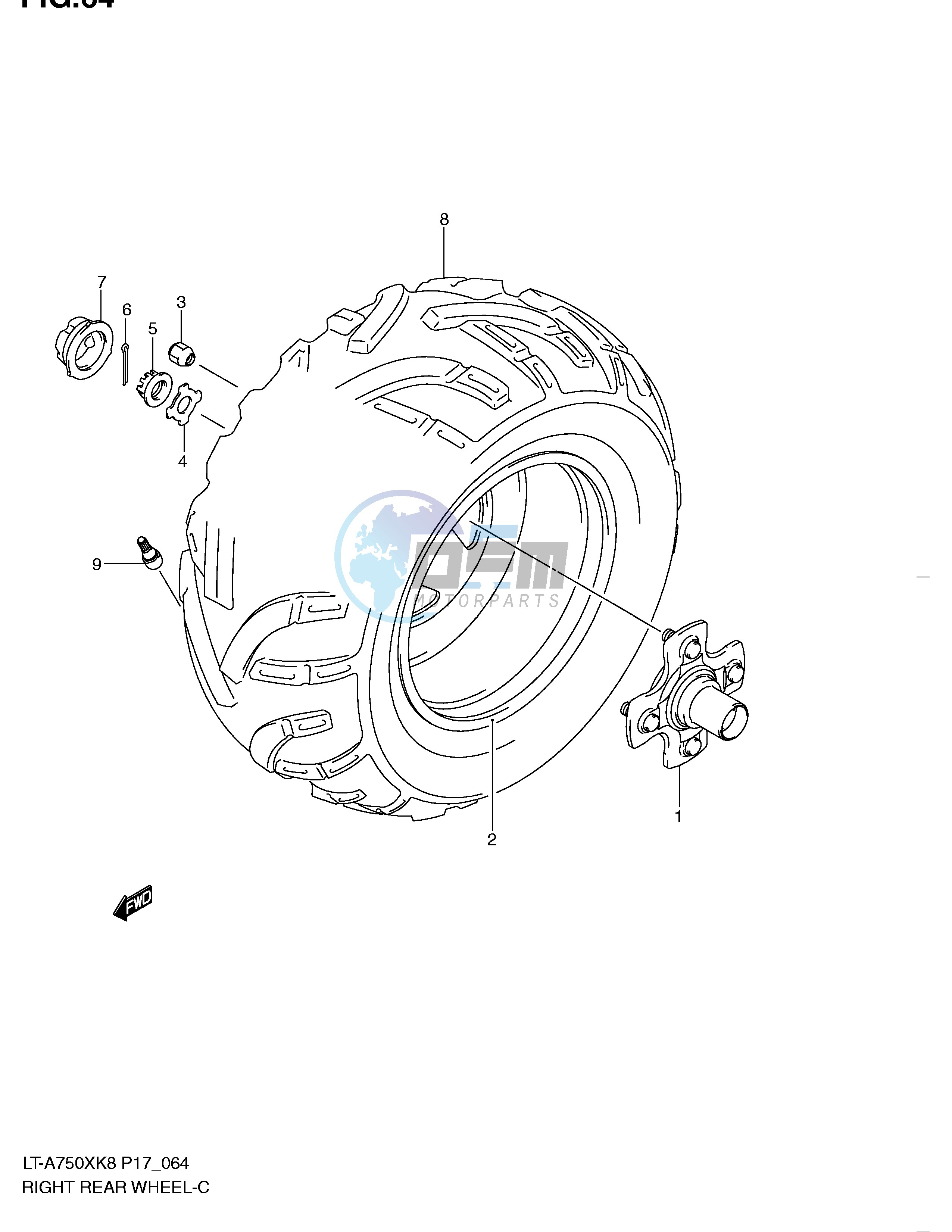 RIGHT REAR WHEEL