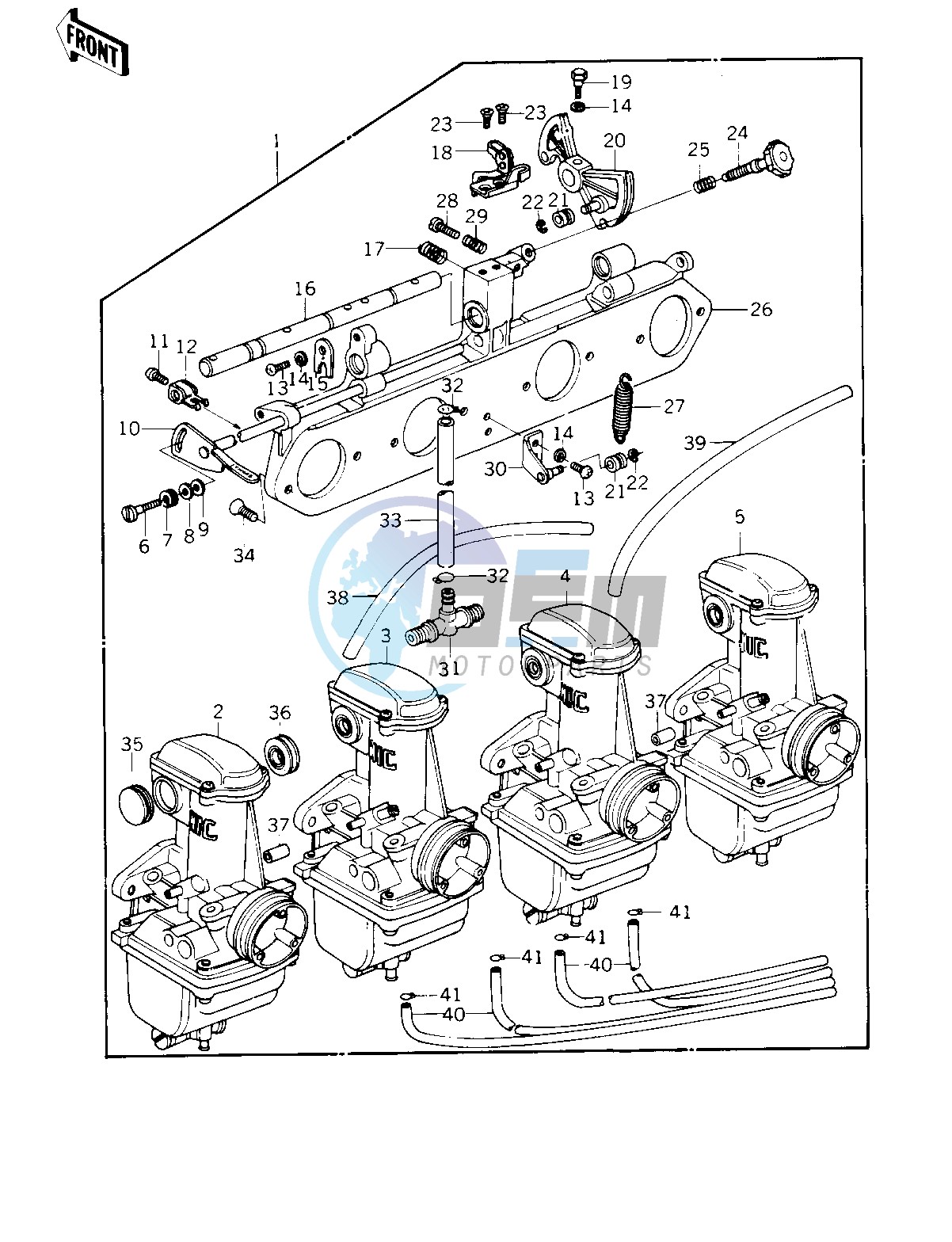 CARBURETOR ASSY -- KZ1000-B2- -