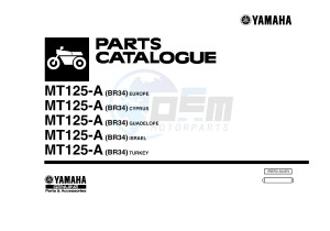 MT125A MT-125 ABS (BR34 BR34 BR34 BR34 BR34) drawing .1-Front-Page