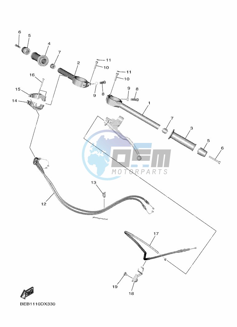 STEERING HANDLE & CABLE